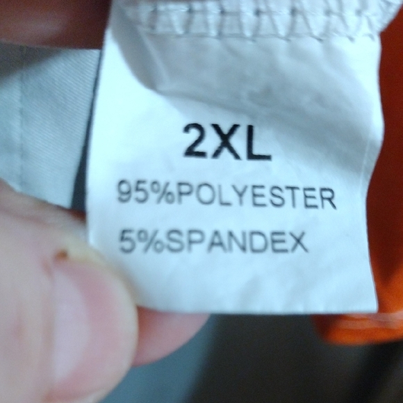 Orange and White Pumpkin Face Long Sleeve Shirt - Picture 3 of 3